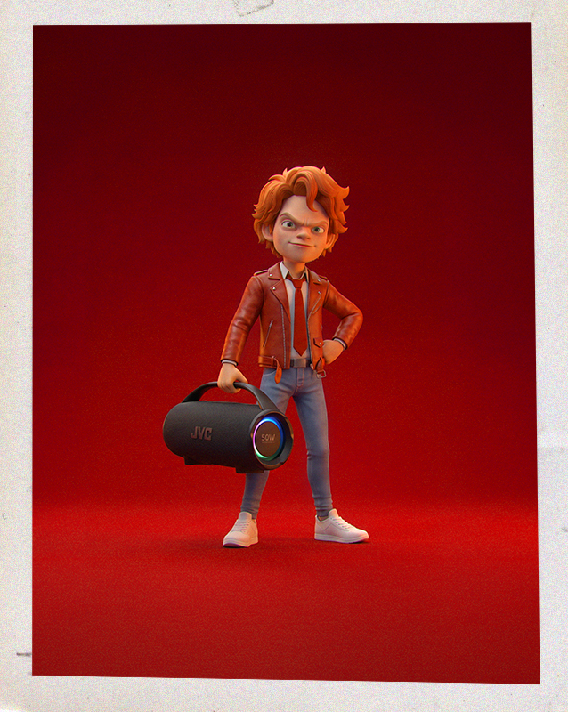 JVC XS-E524B — pohled 2