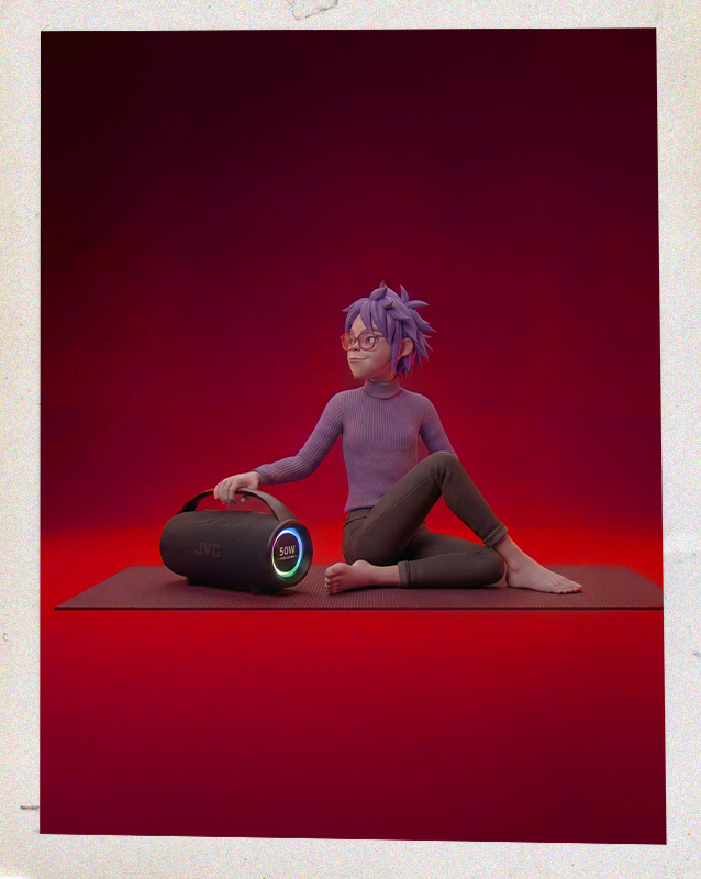 JVC XS-E524B — pohled 3