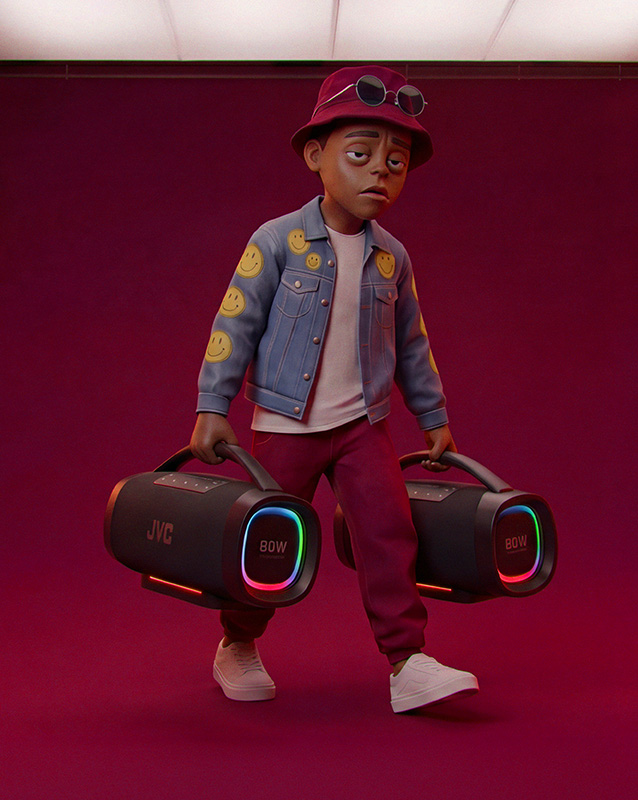 JVC XS-E934B — pohled 4