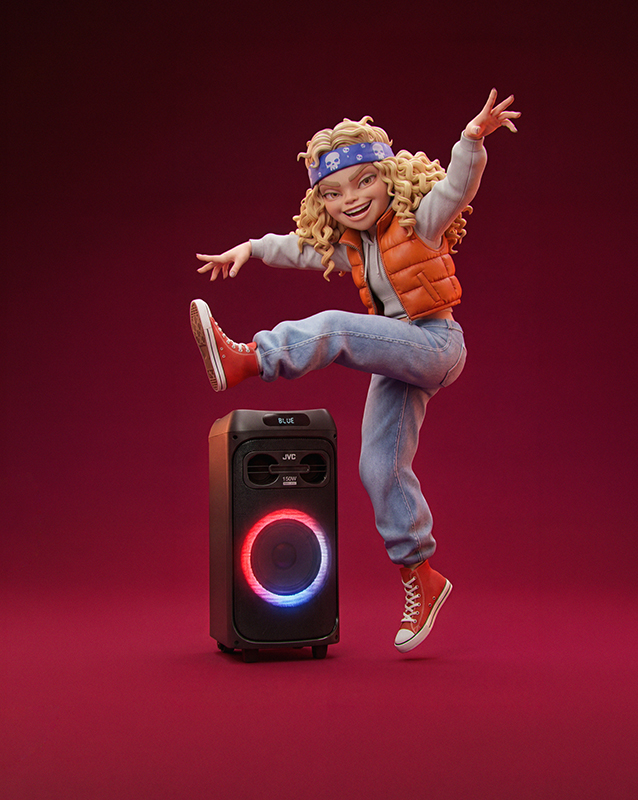 JVC XS-EP514B — pohled 4